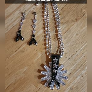 Necklace and earrings